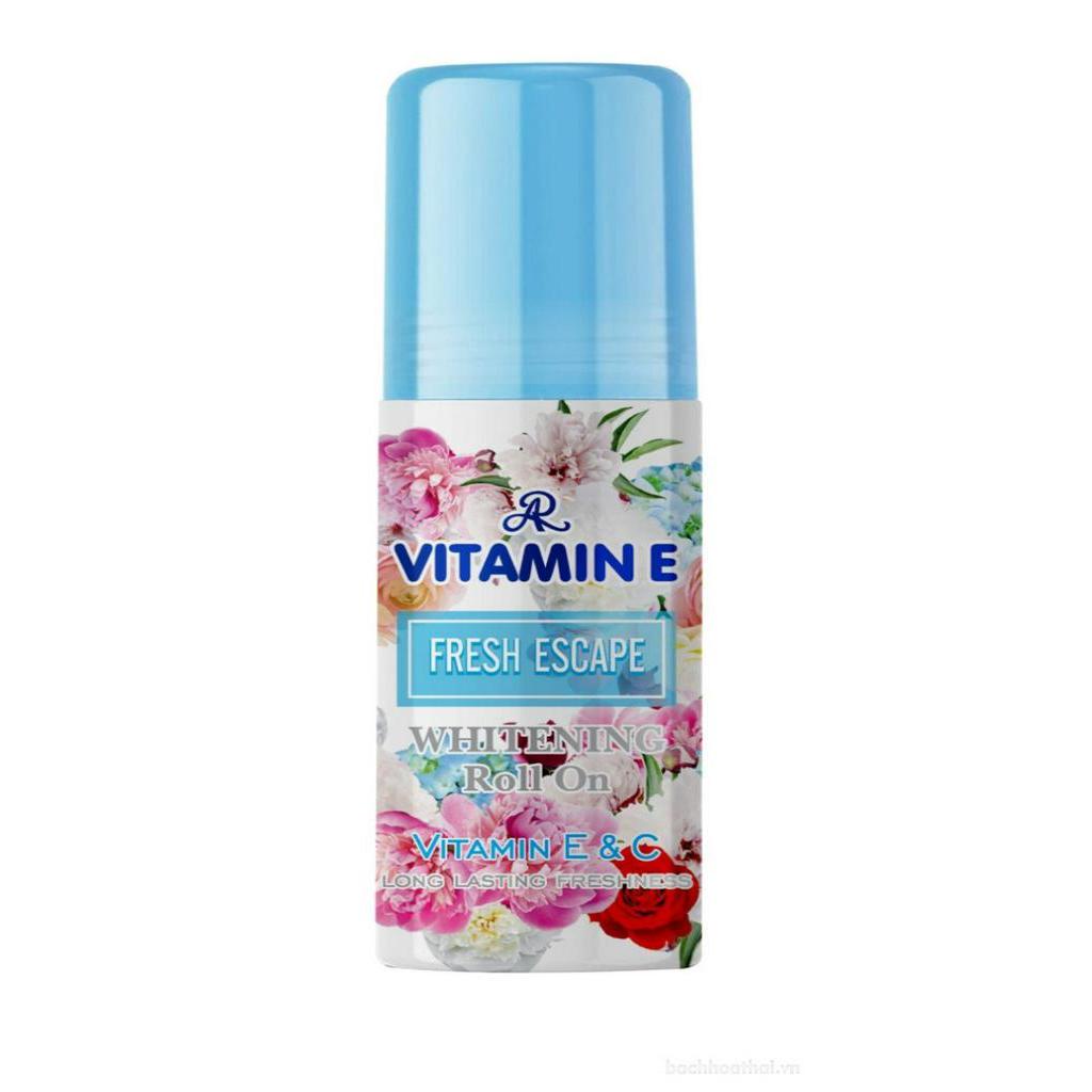 Lăņ ņách hương nước hoa khử mùi AR vıtamın E Whitening Roll On Thái Lan