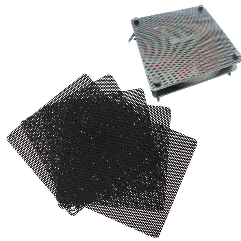 Tấm Lọc Bụi Bằng PVC Màu Đen 80Mm Cho Quạt Máy Tính