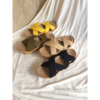 DÉP CÓI QUAI CHÉO TRƠN || Hình thật 100%