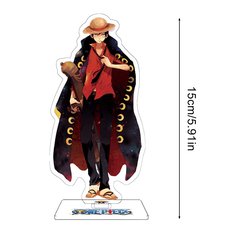 Giá Đỡ Bằng Acrylic Hình Nhân Vật Hoạt Hình One Piece Trang Trí Xe Hơi