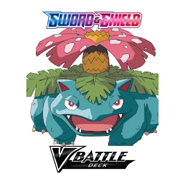 Bộ 60 thẻ bài Pokemon - Venusaur V Battle Deck 2021