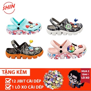 💖 Dép khủng long vảy sơn đế lượn sóng💖 Sục bít đầu đế lượn sóng cao cấp 💖