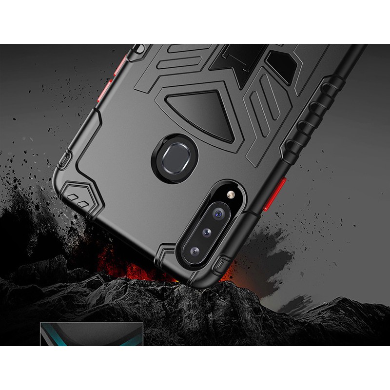 Ốp lưng siêu anh hùng Samsung A20s chống sốc giá đỡ cao cấp