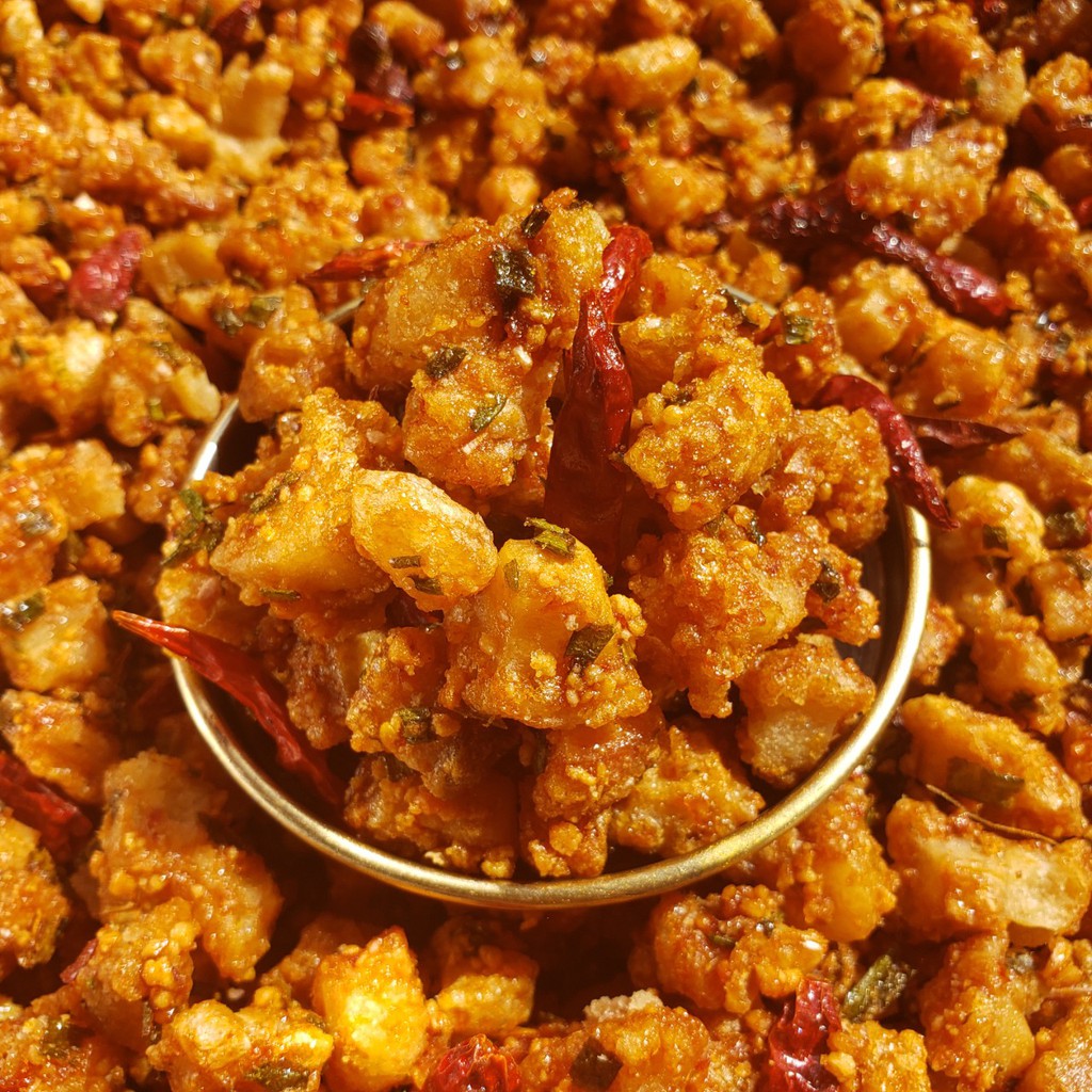 [Mã 77FMCGSALE1 giảm 10% đơn 250K] Tóp Mỡ Liền Da Sốt Mắm Hành Lon 100Gram | BigBuy360 - bigbuy360.vn