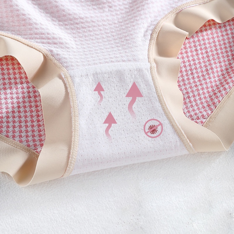 AOFEIQIKE AOFEIQIKE Quần Lót Mềm Thoáng Khí Đính Nơ Xinh Xắn Cho Nữ Cỡ L-4XL