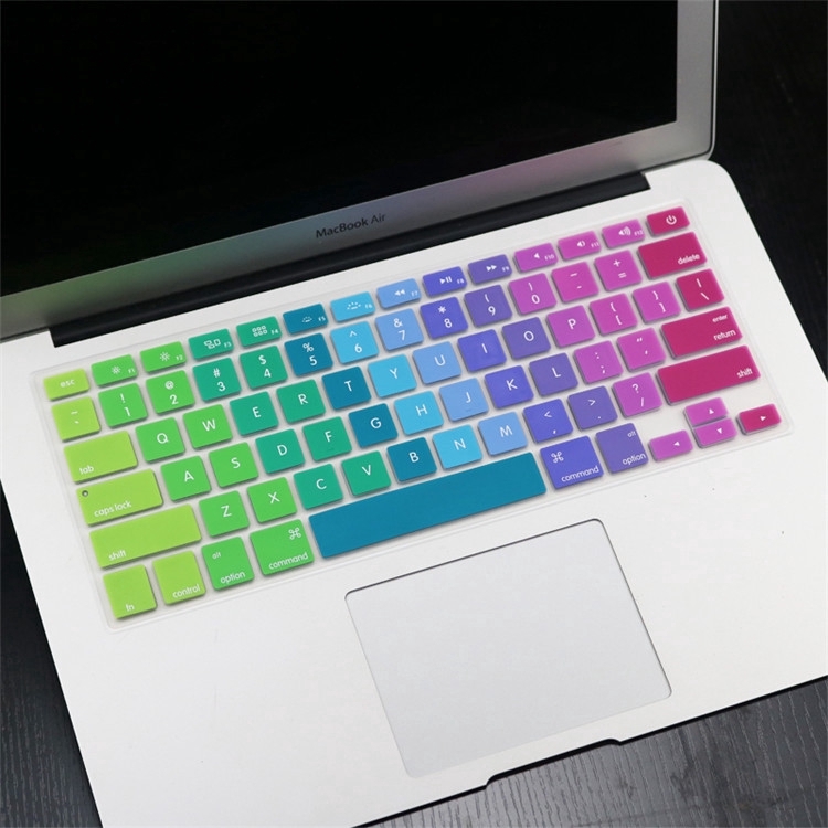 Ốp bàn phím máy tính bảng silicone siêu mỏng dẻo cho Macbook Pro Air A1465 A1466 A1502