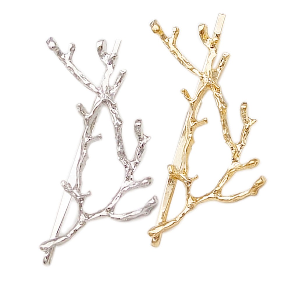 Kẹp Tóc Hợp Kim Hình Cành Cây Thanh Lịch Cho Nữ