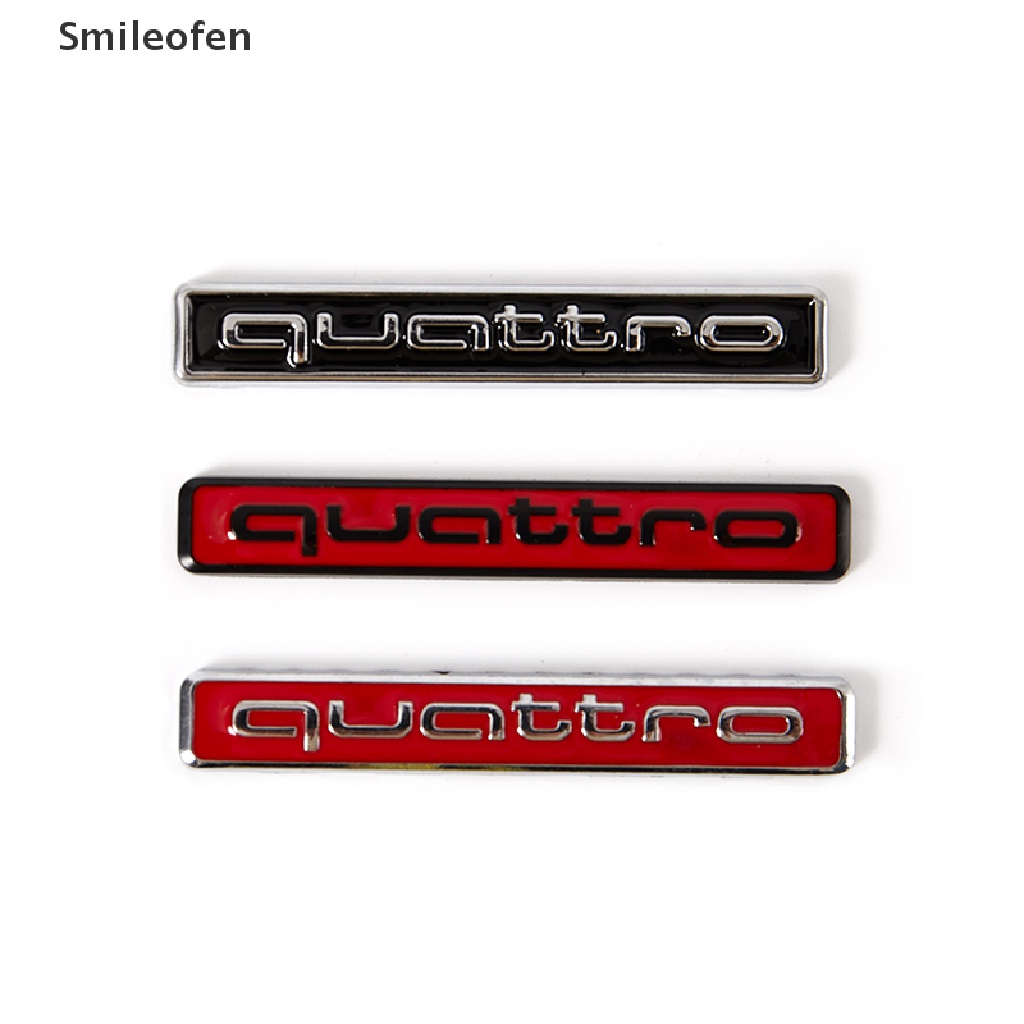 Logo Dán Trang Trí Xe Hơi Quattro A3 A4 A5 A6 A6L A7 A8 Q3 Q5 Q7 S3 * On