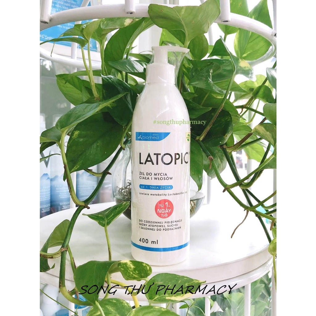 (CHÍNH HÃNG)LATOPIC ZEL DO MYCIA – GEL TẮM GỘI DÀNH CHO DA KÍCH ỨNG