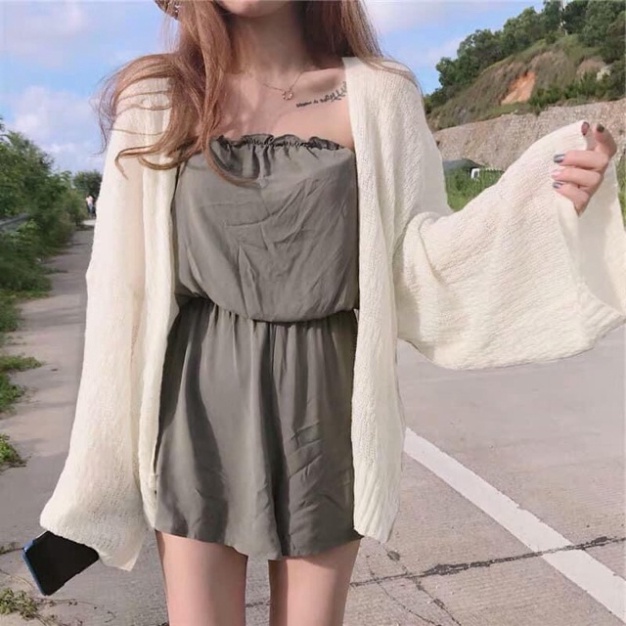 [ HÀNG QUẢNG CHÂU ] Áo khoác len mỏng Cardigan dệt kimChất Đẹp Áo Cardigan Siêu Hot