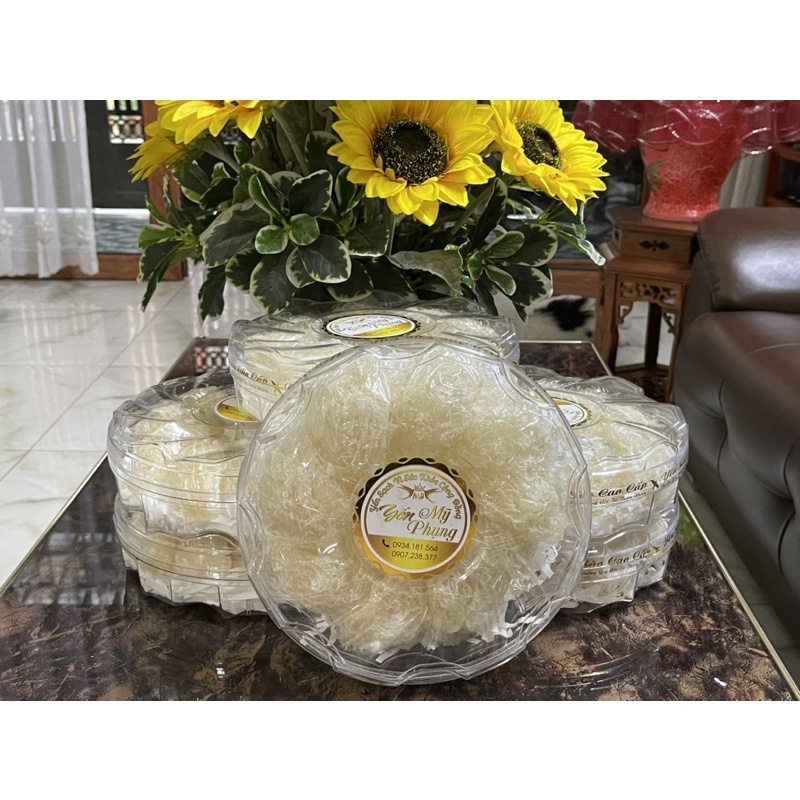 Yến Sạch Cao Cấp Mỹ Phụng- Yến Miền Tây -( Hộp Lớn)- Tặng kèm đường phèn với táo tàu