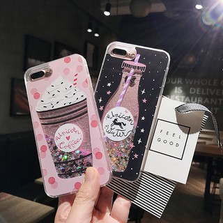 Ốp lưng kim tuyến nước cho iPhone 8 7 Plus