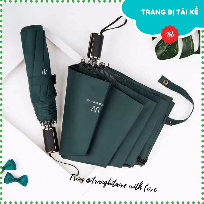 Ô che mưa ô tô, ô che nắng ngoài trời tốt cho các bác tài xế lúc xuống xe ô dù gấp gọn bỏ túi chống tia UV 2 lớp.
