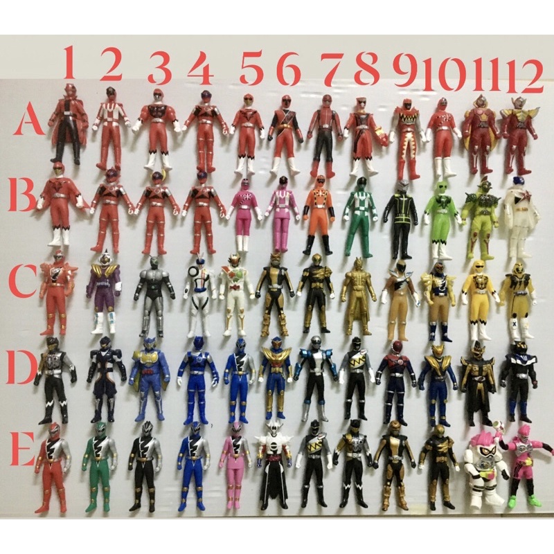 Siêu nhân 2 Sentai và Kamen Rider 11cm