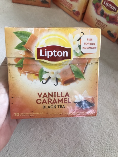 [Hàng Nga] Trà đen Lipton túi lọc nhiều hương vị 20 gói.