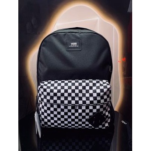 Balo Vans đen mix caro