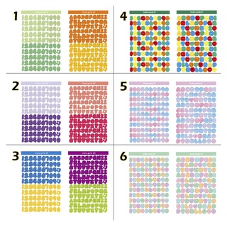 Sticker Số Dán Trang Trí Sổ Lưu Niệm