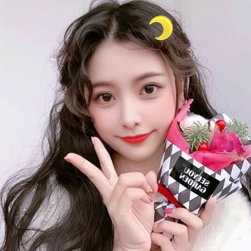 Kẹp tóc thiết kế hình mặt cười dễ thương phong cách hàn quốc