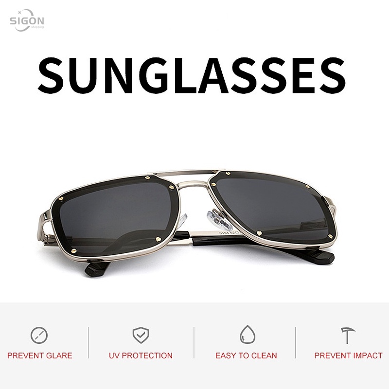 Kính Mát Phong Cách Thời Trang Retro Cá Tính Dành Cho Nam