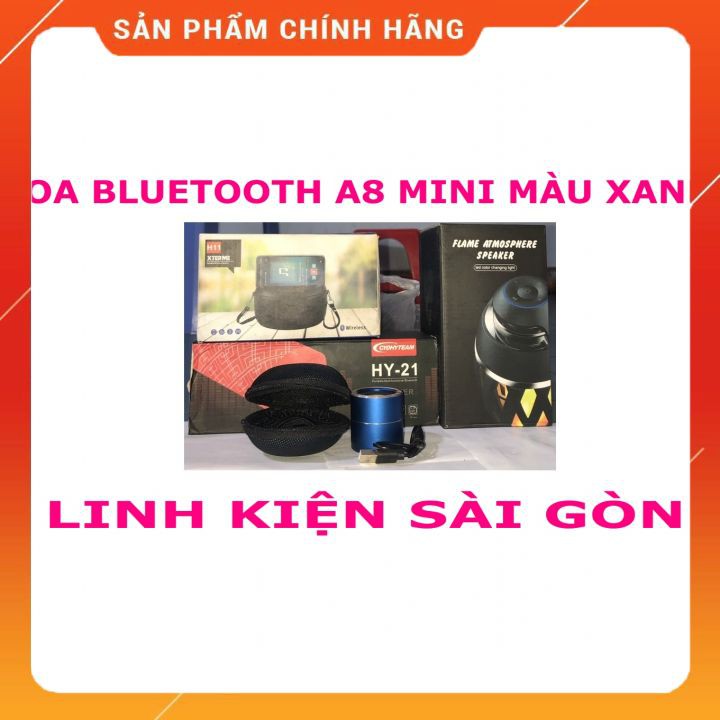 LOA BLUETOOTH A8 MINI MÀU XANH