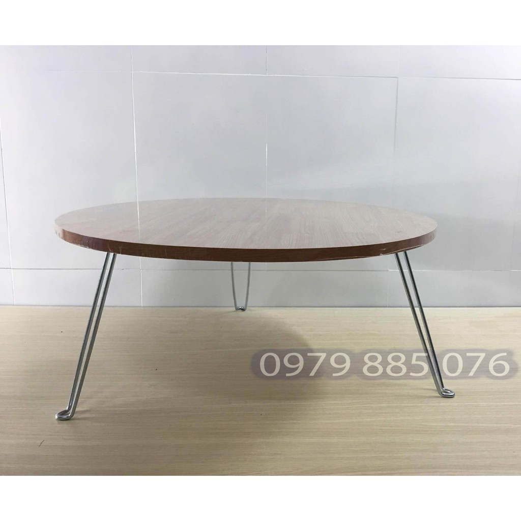 Bàn tròn học sinh chân gấp ( tròn )