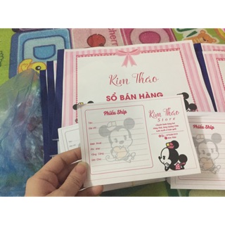 Phiếu ship và 5 q sổ bán hàng