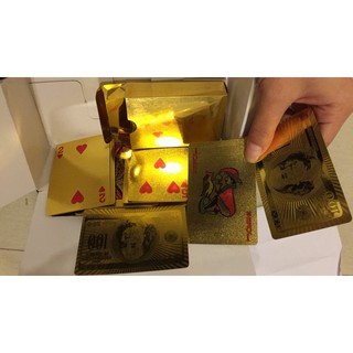Bộ Bài Mạ Vàng 24k