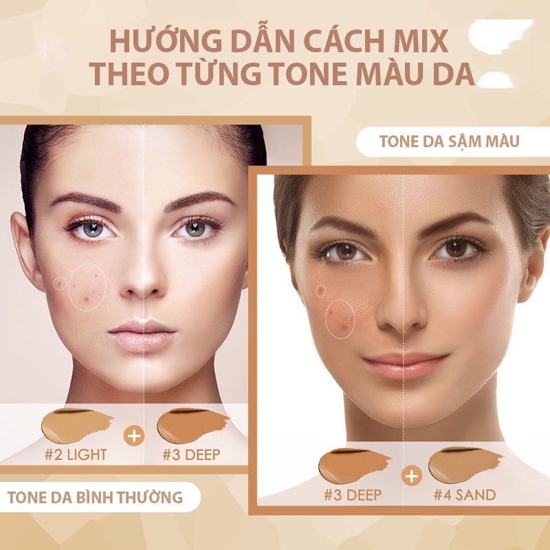 Bảng Màu Goldenage Focallure Che Khuyết Điểm Đa Công Dụng 5 Trong 1 Che Hiệu Quả Quầng Thâm Mun Phù Hợp Với Nhiều Tone