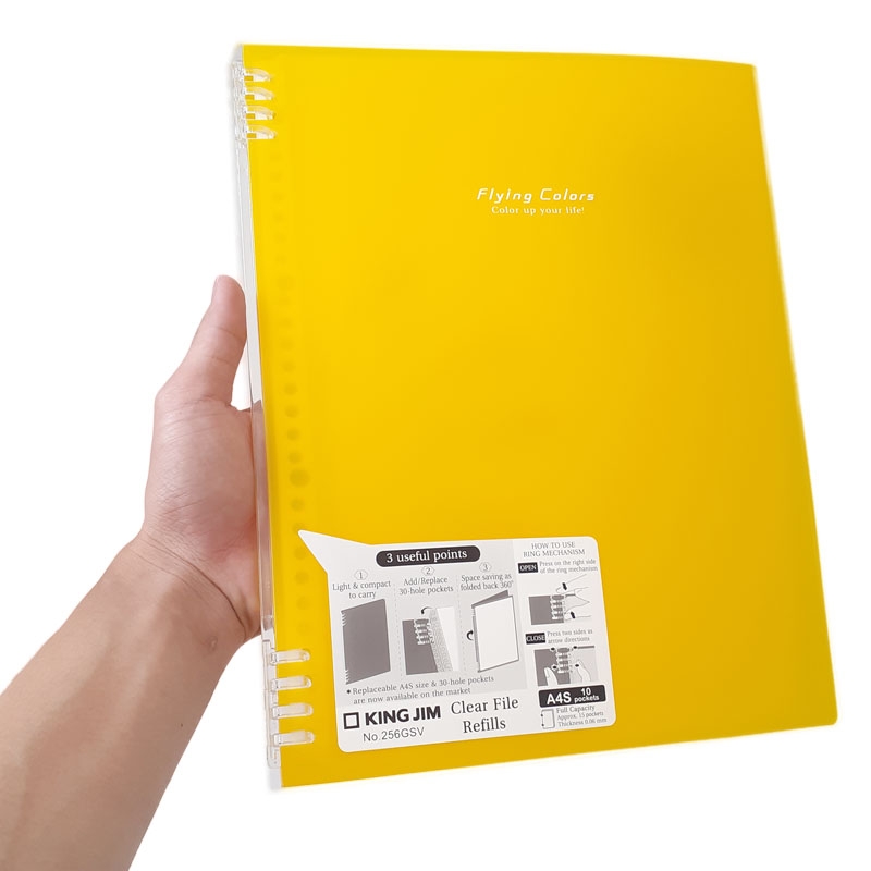 Bìa Thay Thế KingJim 256GSV - Yellow