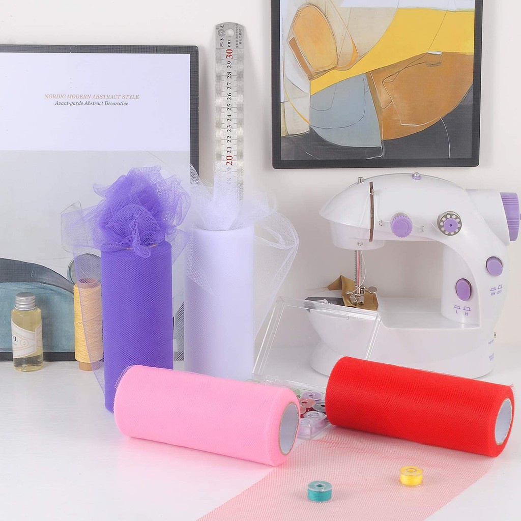 Cuộn Vải Tuyn 25 Yard Làm Chân Váy Tutu Nhiều Màu