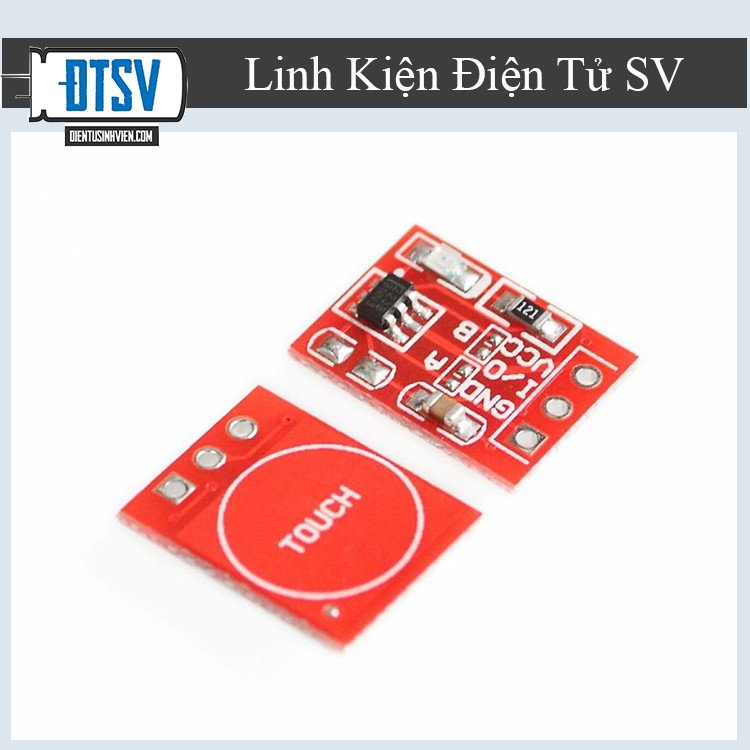 Module Cảm Ứng 1 Chạm Điện Dung TTP223B Mini- Linhkiendientusv.vn