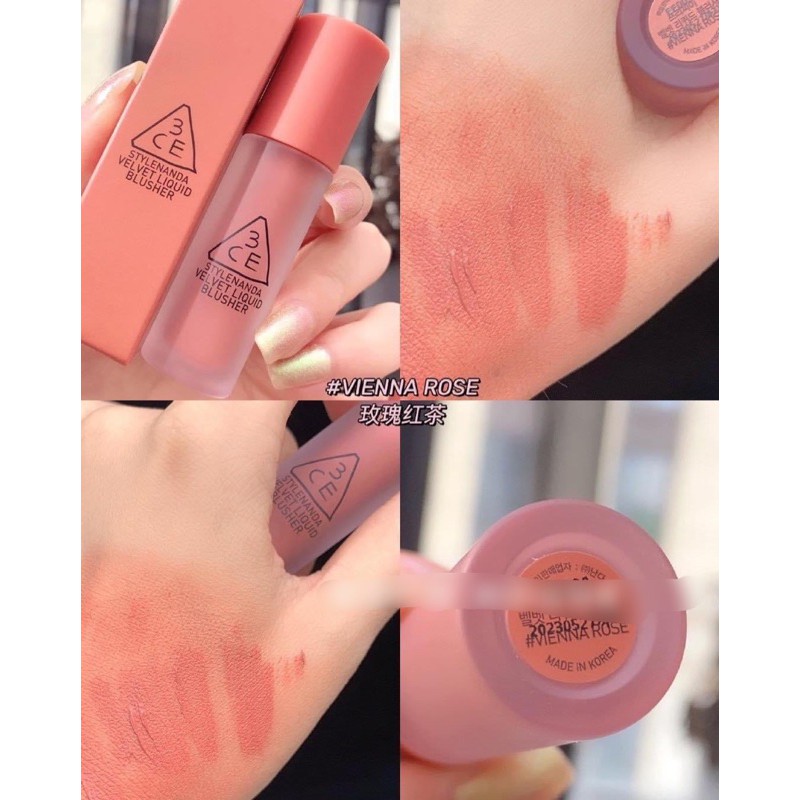 MÁ HỒNG THỎI DẠNG KEM 3CE VELVET LIQUID BLUSHER