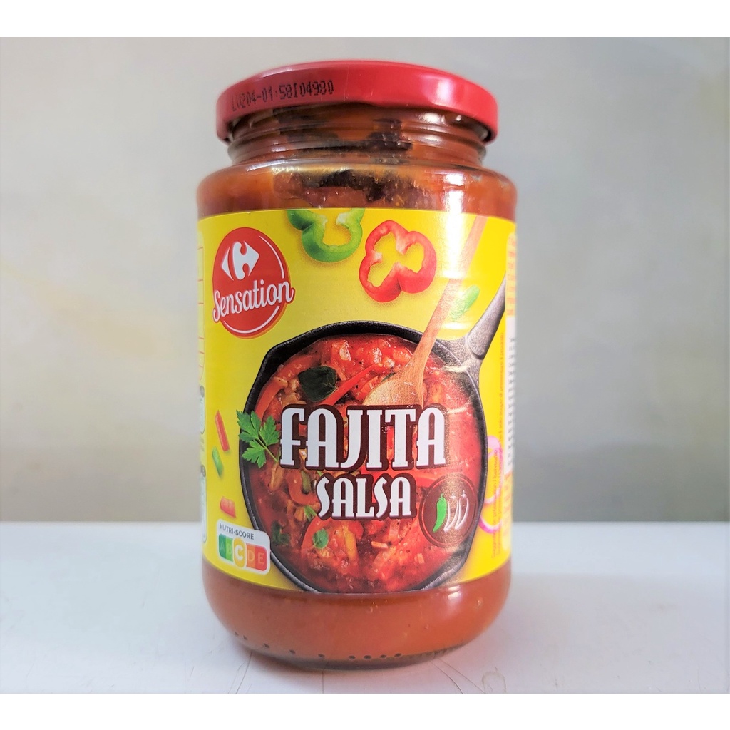 [Lọ 430g] XỐT ỚT FAJITA Sensation [Belgium] CARREFOUR Fajitas Salsa (atp)