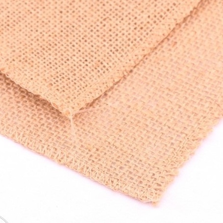 Khăn trải bàn vải bố loại trơn phong cách rustic dài 2m6 trang trí bàn
