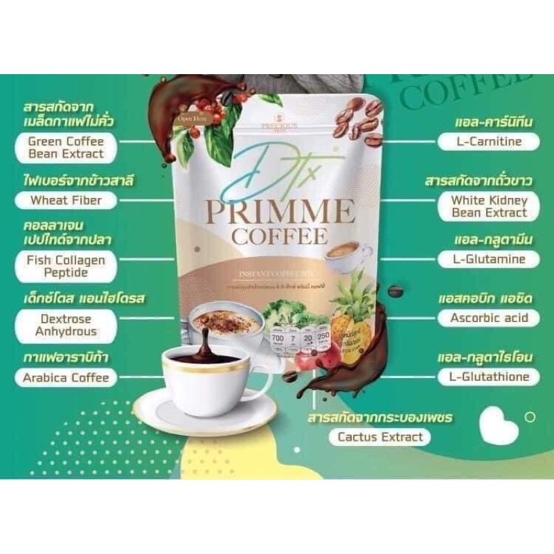 Cafe DTX PRIMME COFFEE Thái Lan