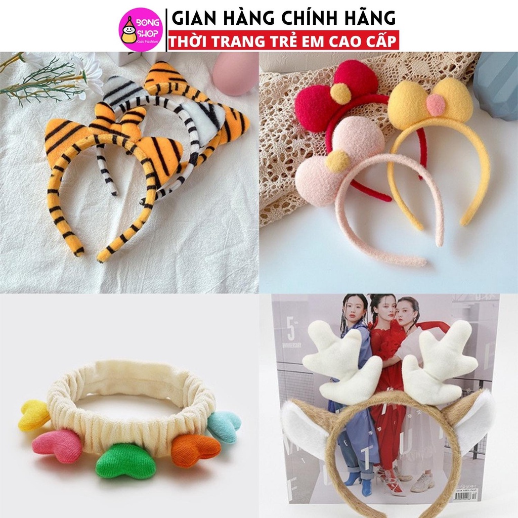 Bờm cài tóc hình hươu dễ thương cho bé