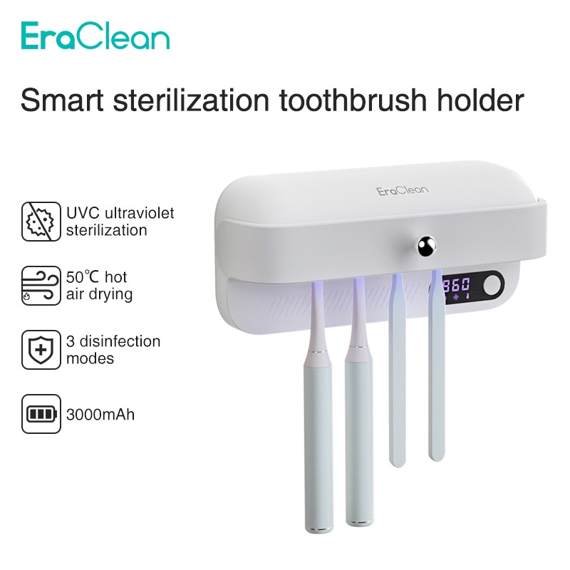 Giá đỡ bàn chải đánh răng EraClean XD-TB01 diệt khuẩn bằng tia UV chất lượng cao