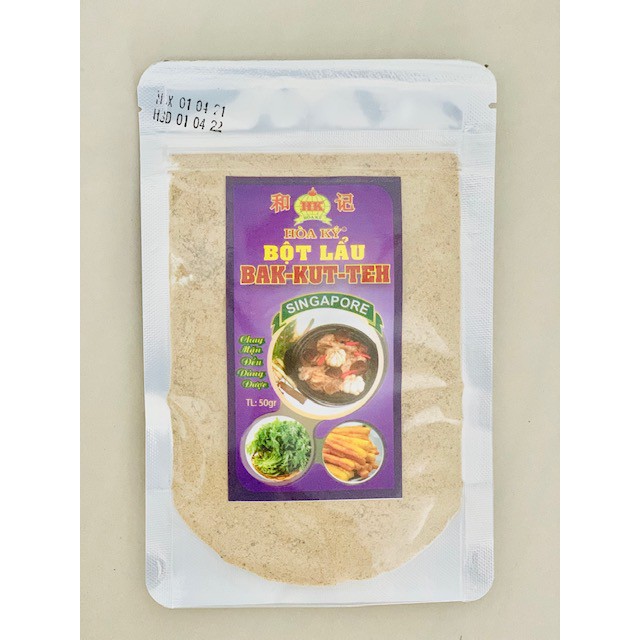 Bột lẩu Bak-Kut-Teh 50gr,lẩu Dê, lẩu thuốc bắc