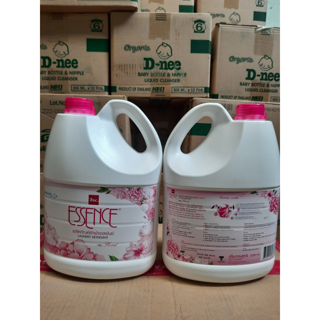 Nước giặt đậm đặc Essence Hồng, Xanh, Tím 3500 ml (can 3.5L)