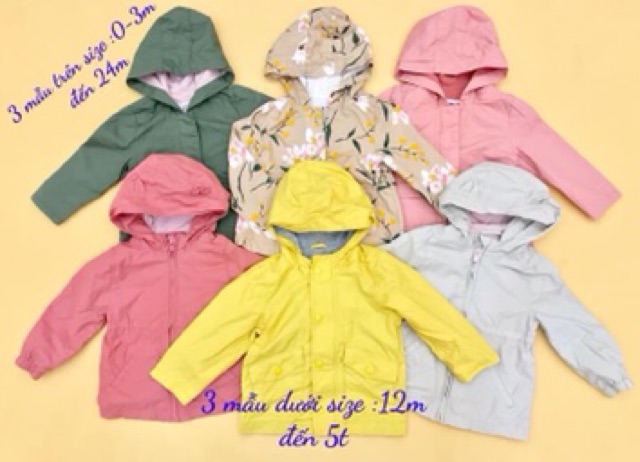 Áo khoác kaki Old Navy bé gái nhí