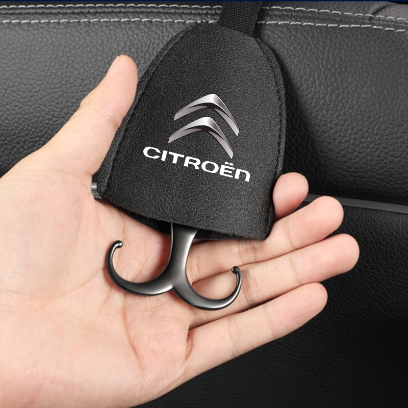 Móc Treo Đồ Gắn Sau Ghế Xe Hơi Đa Năng Bằng Kim Loại Cho Citroen C4 C1 C5 C3 C6 C5 C8 DS C-ELYSEE VTS C4l Xantia DS3 C