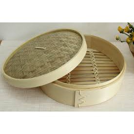 Xưởng sx- Xửng hấp tre/ Lồng hấp tre loại 1 tầng và 2 tầng - Tre VN
