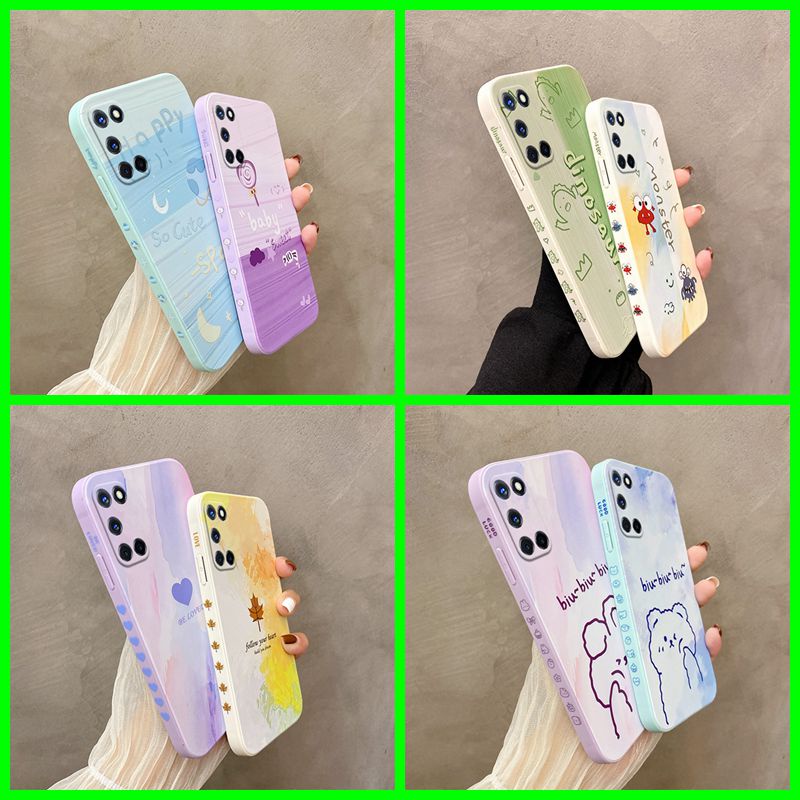 ốp lưng OPPO A92 ốp lưng OPPO A52 ốp lưng OPPO Reno5 5G ốp lưng OPPO A5 2020 Ốp Lưng Điện Thoại tpu Dẻo Họa Tiết Hoạt Hình Dễ Thương Cho OPPO A52 Reno 5 A92 A9 2020 A5 2020