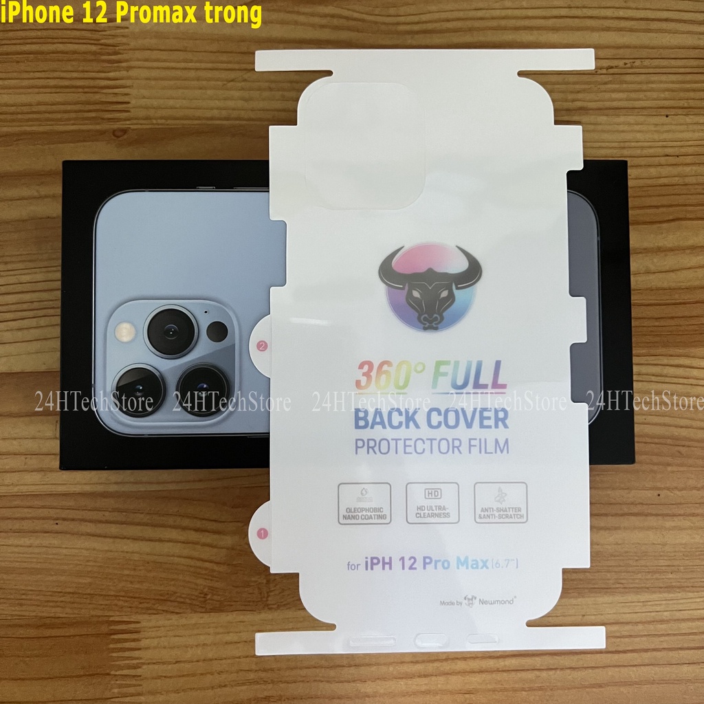 Miếng dán PPF cao cấp trong và nhám chống vân tay cho iPhone 12/12Pro/12Pro max/13/13Pro/13Pro max giá rẻ