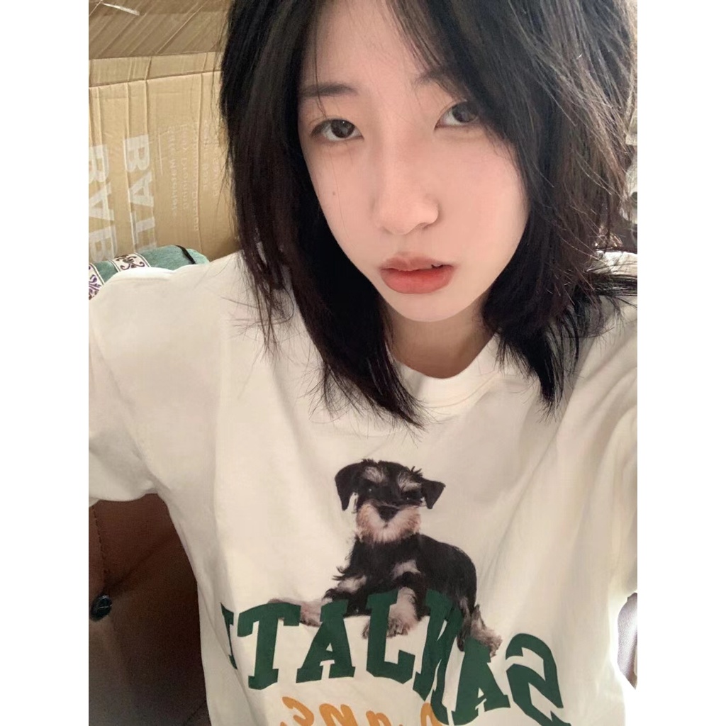 NRVP Áo Thun Cổ Tròn Oversize Thời Trang Hàn Quốc 2022 Cho Nữ