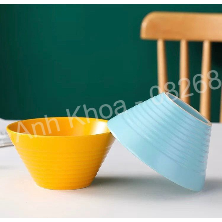Bát Ăn Cơm Bát Chè Đĩa Sứ Chén Dĩa Sứ Dễ Thương Cute Decor Cao Cấp bát hình nón siêu đẹp