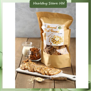 Bánh ăn kiêng Biscotti nguyên cám vị vani, bánh ăn kiêng không đường - B01