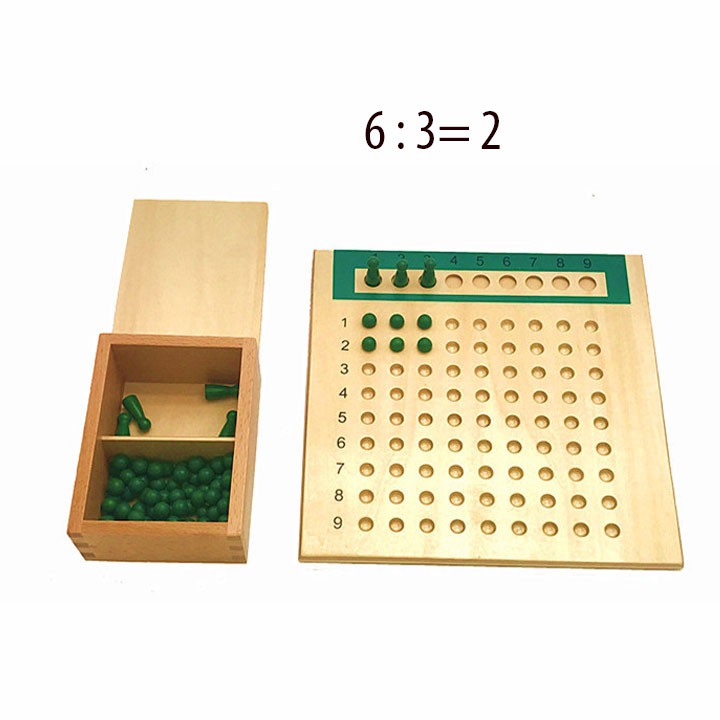 Bảng Dạy Trẻ Tính Nhân Chia Bằng Gỗ – Giáo Cụ Montessori Toán Học