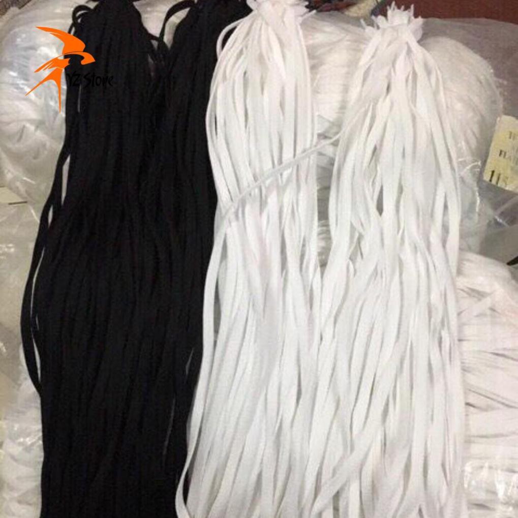 Dây giày thể thao sneaker dài 1,2m màu đen, trắng