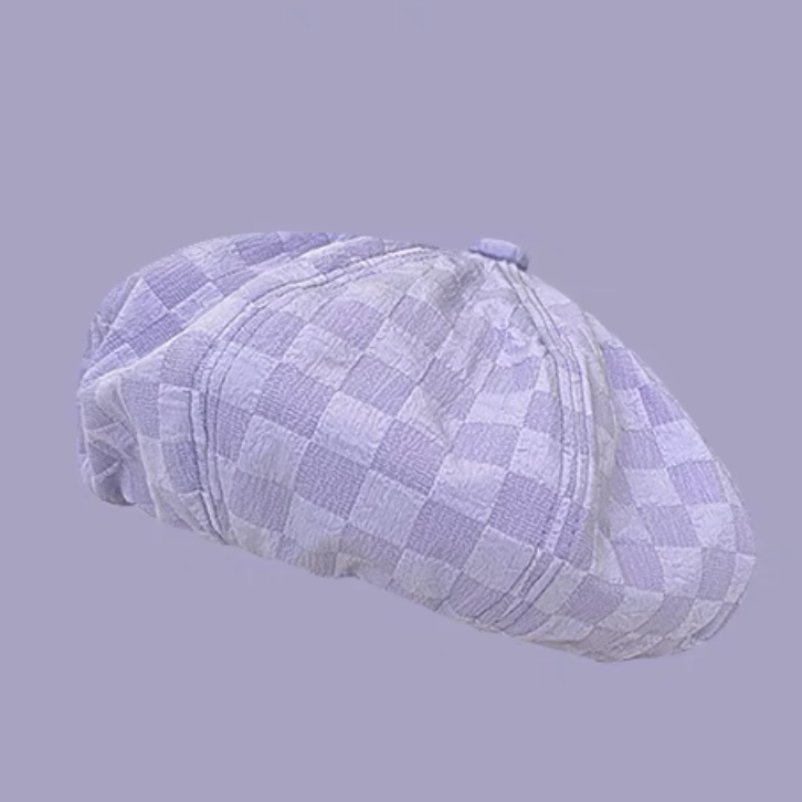 Mũ nồi Mg STUDIO kẻ ô caro cỡ lớn